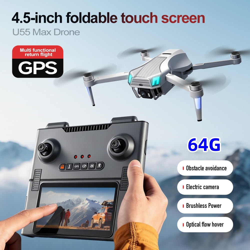 NCZOBOE U55 드론 전문가용 HD 카메라 GPS - Drone Gimbal 2 Axis 리뷰 및 가격